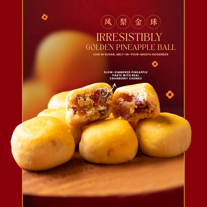 Cranberries Pineapple Balls