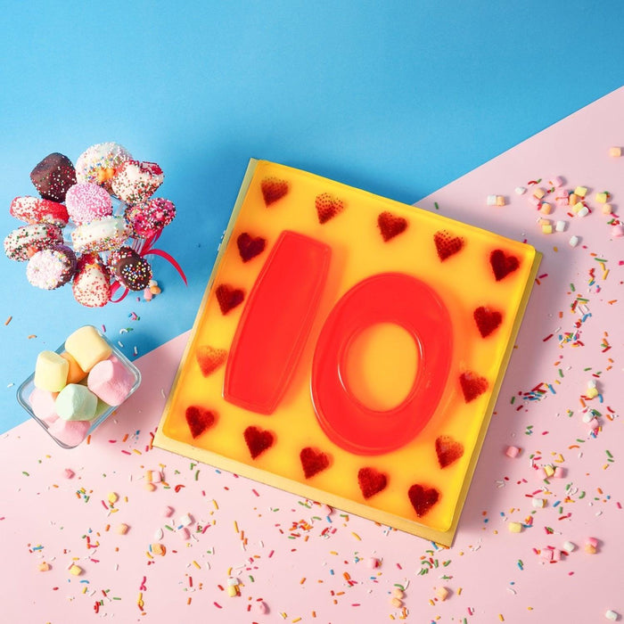 3D Number Cake - Square