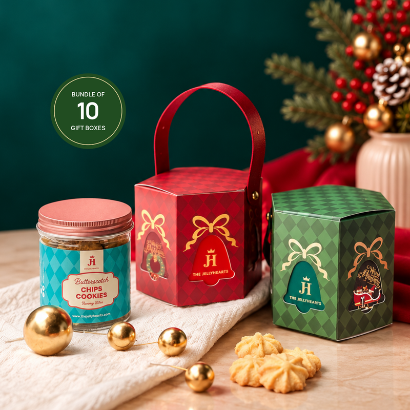 Christmas Fun-Size Cookie Gift Box (Bundle x10)