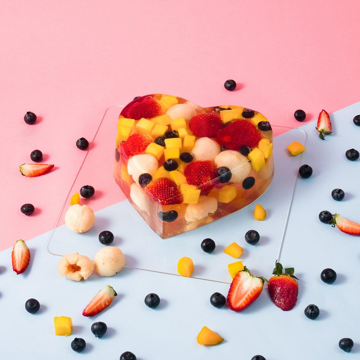 Jewel Heart Jelly Cake TheJellyHearts Singapore's 1st Halal Jelly