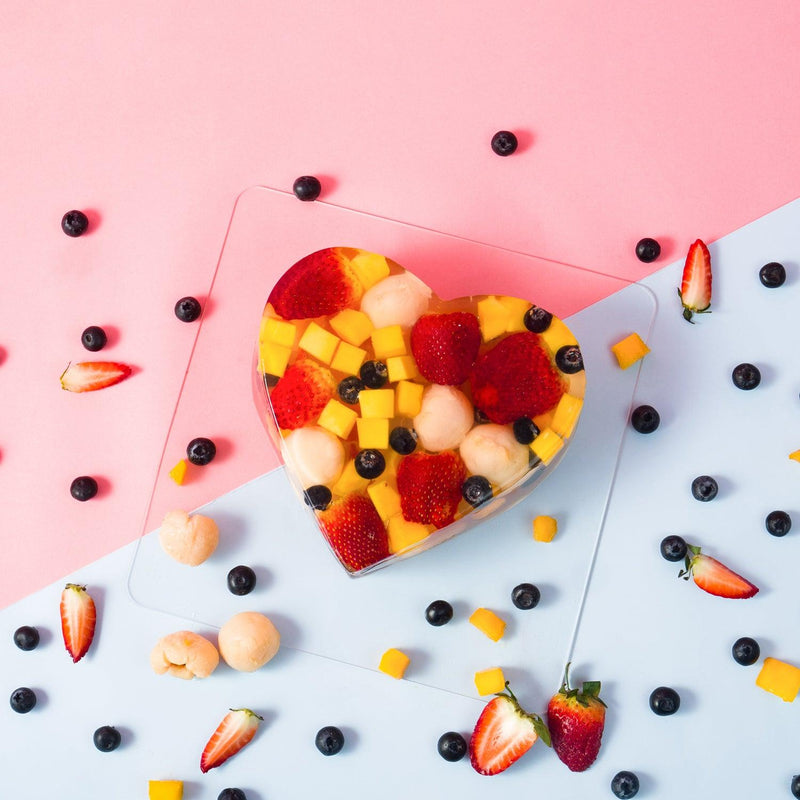 Jewel Heart Jelly Cake