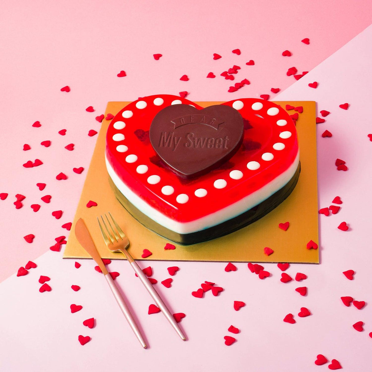 Tricolour Jelly Cake TheJellyHearts Singapore's 1st Halal Jelly