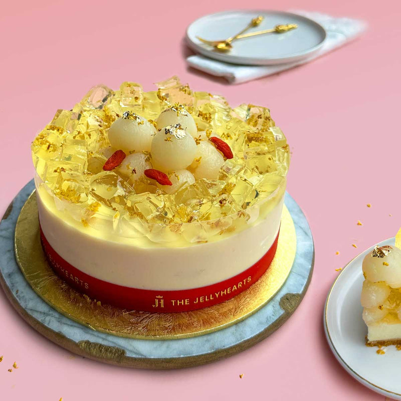 Golden Osmanthus Blossom Cake