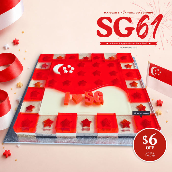 National Day Mosaic Gem Cake