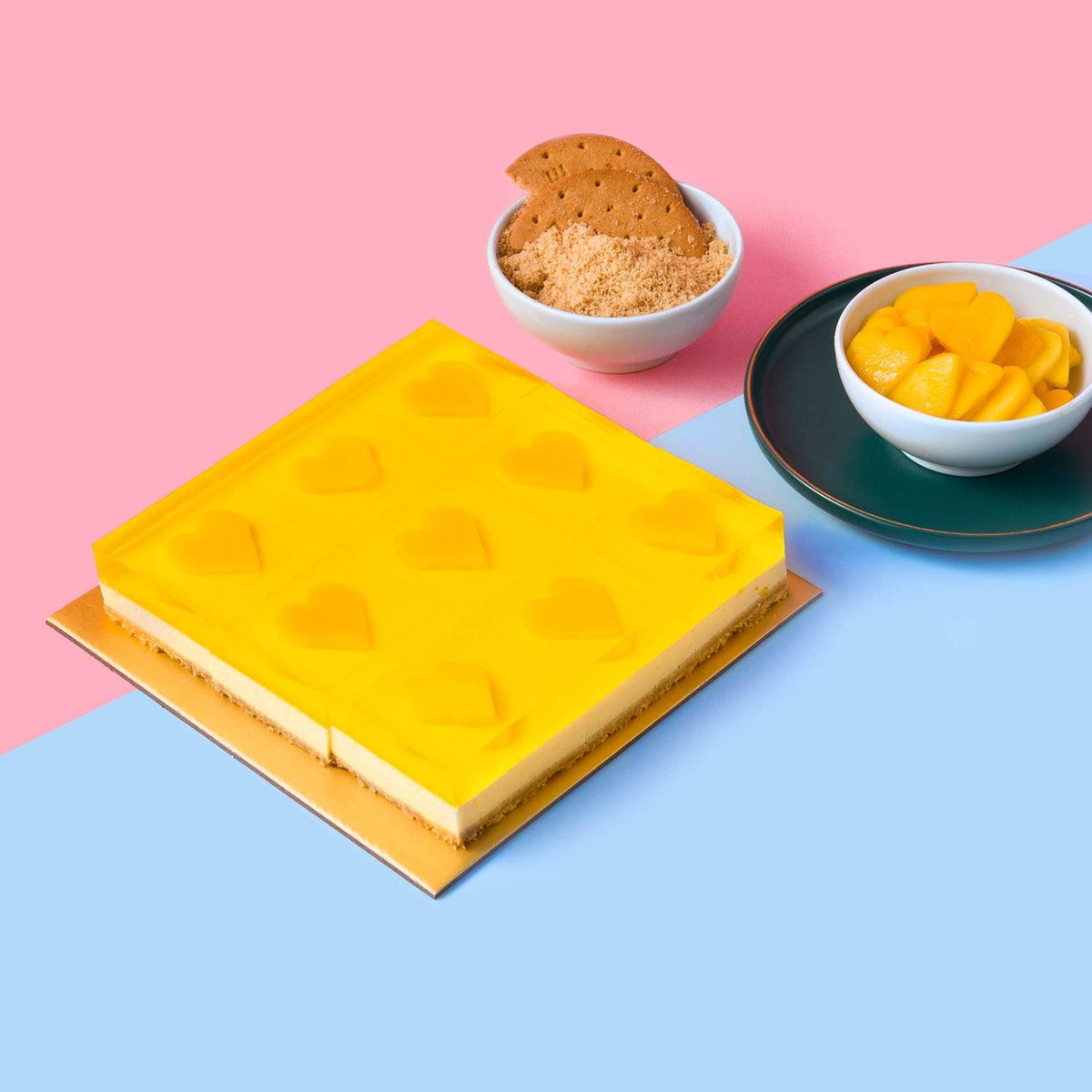 Tangy Mango TheJellyHearts Singapore's 1st Halal Jelly Cheesecakes