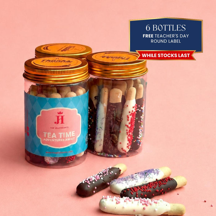 Chocolate Sticks – Teacher's Day (6 Bottles, Egg-Free)
