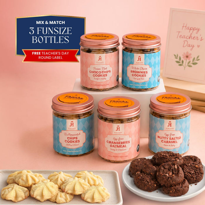 Mix & Match Cookie Favourites – Teacher's Day (3 Fun-Size Bottles)
