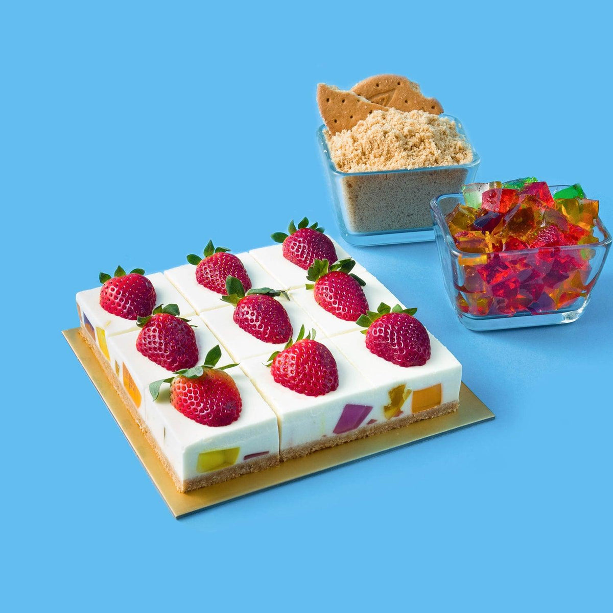 Vivid Mosaic TheJellyHearts Singapore's 1st Halal Jelly Cheesecakes